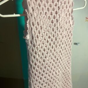 Pink Textured Knit dress